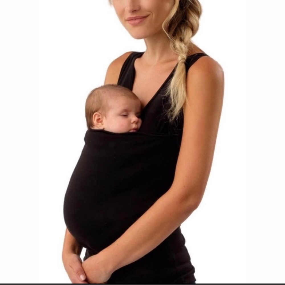 🌼Lalabu Soothing Black Baby-Wearing Shirt🌼